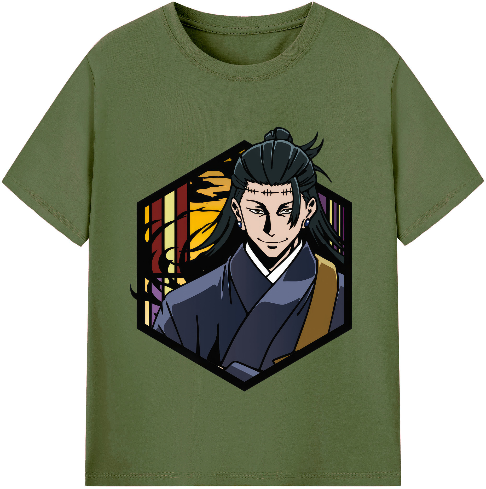 （画像用） 呪術廻戦 Jujutsu Kaisen 綿100％半袖Tシャツ（フロントプリント）